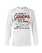 THE BEST JOB - PERFECT GIFT FOR GRANDMA Long Sleeve Tee tile