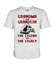PERFECT GIFT FOR GRANDMA V-Neck T-Shirt tile