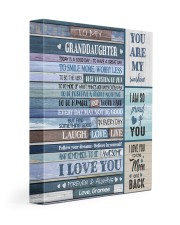 I LOVE YOU - LOVELY GIFT FOR GRANDDAUGHTER 11x14 Gallery Wrapped Canvas Prints front