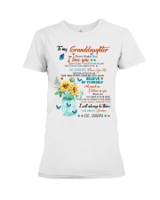 SHE IS MY BEST FRIEND - LOVELY GIFT FOR GRDAUGHTER Premium Fit Ladies Tee tile
