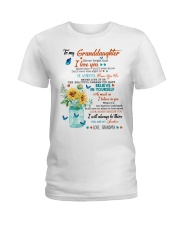 SHE IS MY BEST FRIEND - LOVELY GIFT FOR GRDAUGHTER Ladies T-Shirt tile