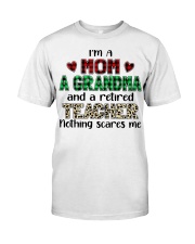 NOTHING SCARES ME - PERFECT GIFT FOR RETIRED TEACHER Premium Fit Mens Tee tile