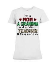 NOTHING SCARES ME - PERFECT GIFT FOR RETIRED TEACHER Premium Fit Ladies Tee tile