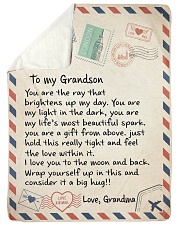 LOVELY BLANKET FOR YOUR GRANDSON FROM GRANDMA Sherpa Fleece Blanket tile