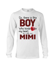He Calls Me Mimi - Perfect Gift For Grandma Long Sleeve Tee tile