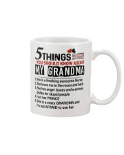 5 THINGS YOU SHOULD KNOW ABOUT MY GRANDMA Mug tile