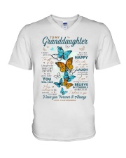 BELIEVE IN YOURSELF - GRANDMA TO GRANDDAUGHTER V-Neck T-Shirt tile