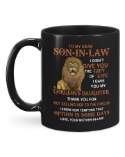 THE GIFT OF LIFE - GIFT FOR SON-IN-LAW Mug back