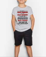 She Is My Best Friend - Best Gift For Grandson Youth T-Shirt lifestyle-youth-tshirt-front-1