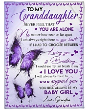 MY BABY GIRL - GRANDMA TO GRANDDAUGHTER Fleece Blanket tile