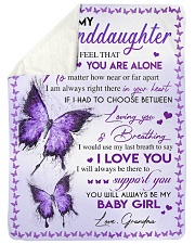 MY BABY GIRL - GRANDMA TO GRANDDAUGHTER Sherpa Fleece Blanket tile