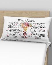 YOU'LL FEEL MY LOVE - GIFT FOR GRANDSON FROM GRAN Rectangular Pillowcase aos-pillow-rectangular-front-lifestyle-02