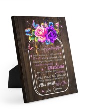 YOU'RE NOT ALONE - GIFT FOR GRANDDAUGHTER Easel-Back Gallery Wrapped Canvas tile