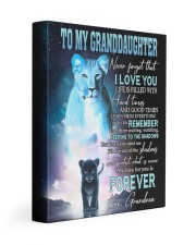 LOVELY CANVAS FOR YOUR GRANDDAUGHTER FROM GRANDMA 11x14 Gallery Wrapped Canvas Prints front