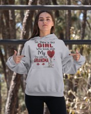 She Calls Me Grandma - Perfect Gift For Grandma Hooded Sweatshirt apparel-hooded-sweatshirt-lifestyle-05