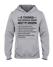 5 THINGS YOU SHOULD KNOW ABOUT MY GRANDMA Hooded Sweatshirt tile