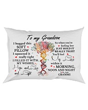 HOPE AND LOVE - BEAUTIFUL GIFT TO GRANDSON Rectangular Pillowcase front