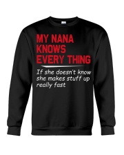 MY NANA KNOWS EVERY THING - GIFT FOR GRANDKIDS Crewneck Sweatshirt tile
