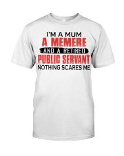 NOTHING SCARES ME - BEST GIFT FOR PUBLIC SERVANT Premium Fit Mens Tee tile