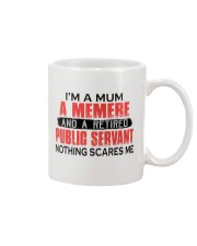 NOTHING SCARES ME - BEST GIFT FOR PUBLIC SERVANT Mug tile