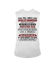 YES I AM A SPOILED GRANDSON Sleeveless Tee tile