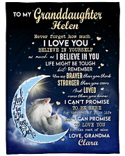 I BELIEVE IN YOU - TO GRANDDAUGHTER FROM GRANDMA Fleece Blanket tile
