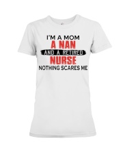 AND A RETIRED - PERFECT GIFT FOR NURSE Premium Fit Ladies Tee tile