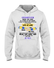 LOTS OF LOVE - PERFECT GIFT FOR GRANDSON Hooded Sweatshirt tile