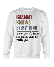 GRAMMY KNOWS EVERYTHING - GIFT FOR GRAMMY Crewneck Sweatshirt tile