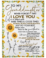 THE GIFT OF LIFE - BEST GIFT FOR GRANDDAUGHTER Large Fleece Blanket - 60" x 80" front