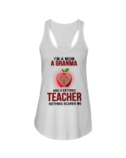 I'm A Mom A Granma And A Retired Teacher Ladies Flowy Tank tile