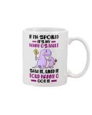 IF I'M SPOILED - NANNY G TO GRANDCHILDREN Mug tile