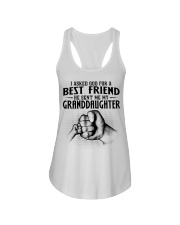 I Asked God For A Best Friend - Great Gift For Grandma Ladies Flowy Tank tile