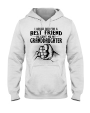 I Asked God For A Best Friend - Great Gift For Grandma Hooded Sweatshirt tile