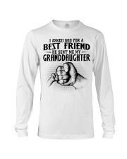 I Asked God For A Best Friend - Great Gift For Grandma Long Sleeve Tee tile