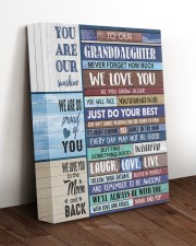 WE LOVE YOU - AWESOME GIFT FOR GRANDDAUGHTER 11x14 Gallery Wrapped Canvas Prints aos-canvas-pgw-11x14-lifestyle-front-17
