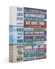 WE LOVE YOU - AWESOME GIFT FOR GRANDDAUGHTER 11x14 Gallery Wrapped Canvas Prints front