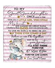 I'LL STAY THERE - GRANDDAUGHTER GIFT WITH ELEPHANT Quilt 50"x60" - Throw front