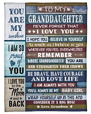 YOU ARE MY SUNSHINE - BEST GIFT FOR GRANDDAUGHTER Small Fleece Blanket - 30" x 40" front