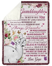 BELIEVE IN YOURSELF - TO GRANDDAUGHTER FROM GAGA Sherpa Fleece Blanket tile