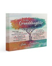 NEVER FORGET I LOVE YOU - BEST GIFT FOR GRANDDAUGHTER 14x11 Gallery Wrapped Canvas Prints front