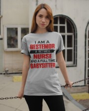 A RETIRED NURSE - MEANINGFUL GIFT FOR YOUR GRANDMA Classic T-Shirt apparel-classic-tshirt-lifestyle-19