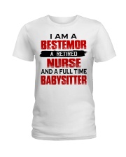 A RETIRED NURSE - MEANINGFUL GIFT FOR YOUR GRANDMA Ladies T-Shirt tile