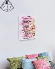 WONDERFUL GIFT FROM MOM TO DAUGHTER-IN-LAW 11x14 Gallery Wrapped Canvas Prints aos-canvas-pgw-11x14-lifestyle-front-02