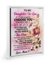 WONDERFUL GIFT FROM MOM TO DAUGHTER-IN-LAW Floating Framed Canvas Prints White tile