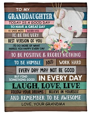 Follow Your Dreams - Amazing Gift For Granddaughter Small Fleece Blanket - 30" x 40" front