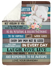 Follow Your Dreams - Amazing Gift For Granddaughter Sherpa Fleece Blanket tile