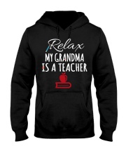 RELAX MY GRANDMA IS A TEACHER - GIFT FOR GRANDKIDS Hooded Sweatshirt tile