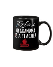 RELAX MY GRANDMA IS A TEACHER - GIFT FOR GRANDKIDS Mug tile