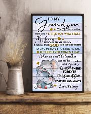 I LOVE YOU - BEST GIFT FOR GRANDSON 11x17 Poster lifestyle-poster-3